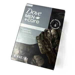 Dove Men + Care Exfoliate Charcoal - Clove Oil Cleansing Bar NWT